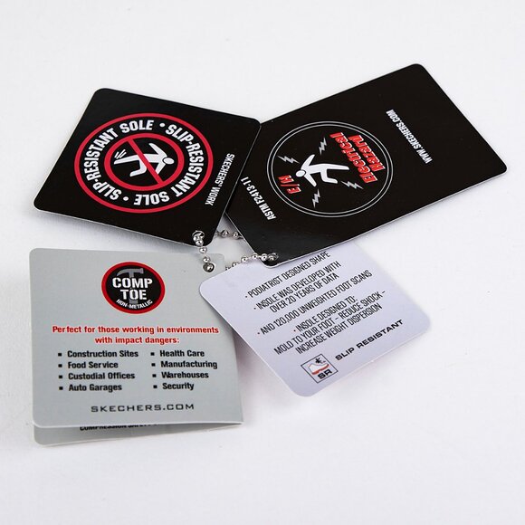 NWT Skechers Composite Safety Toe Slip Resistant Arch Fit Sneaker Size 6 - Picture 12 of 16